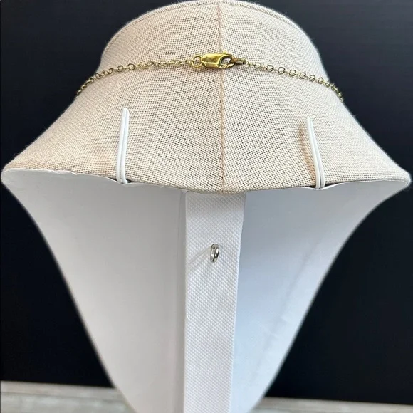 Multicolor Stone Necklace on GF Chain - Picture 3 of 3